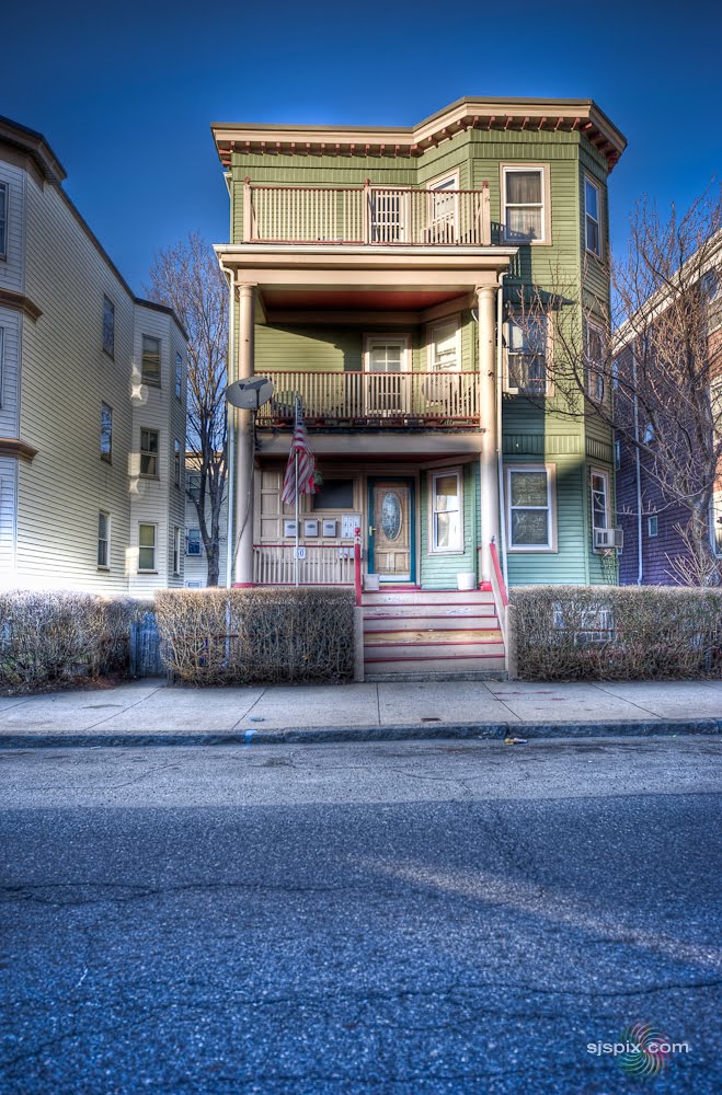 Typical Dorchester Triple Decker, Boston, MA