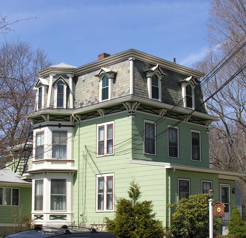 Winnemay Street, Natick, Second Empire, 1870s
