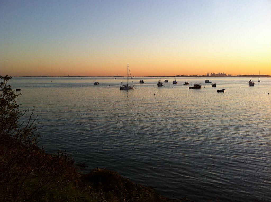 Nahant looking towards Deer Island