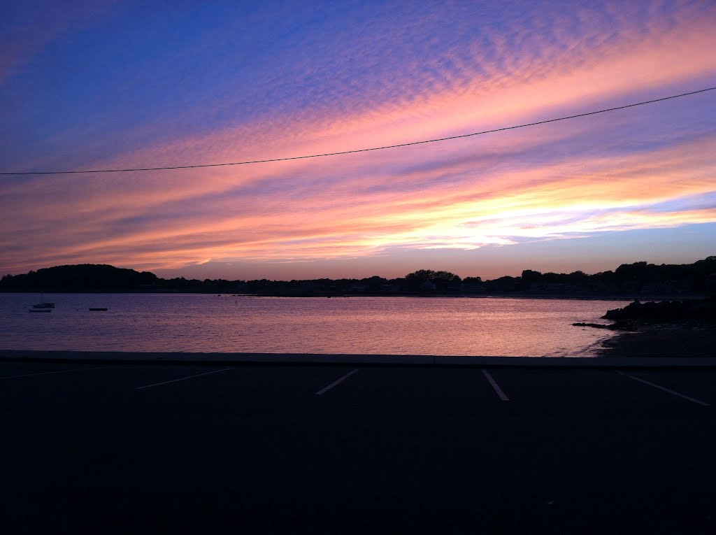 Wharf sunset