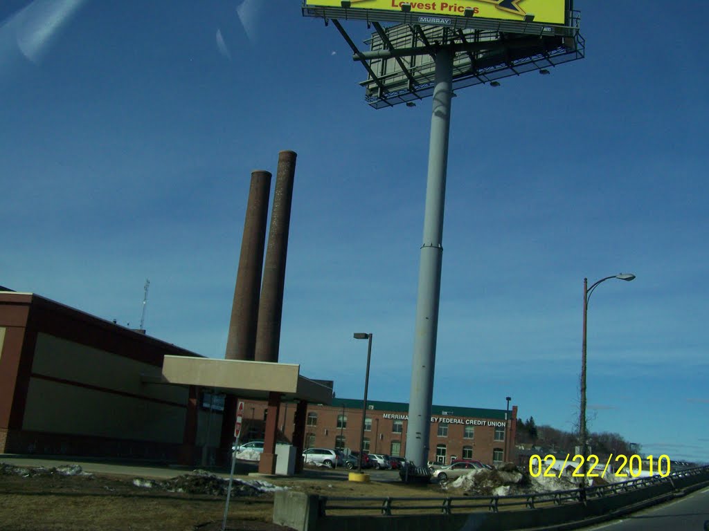 View of the stacks from Offramp of I495