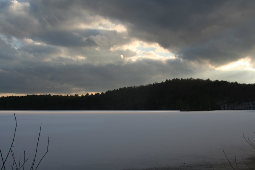 Snowy reservoir