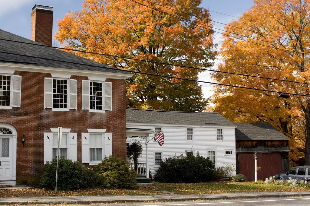 Old home and autumn colors