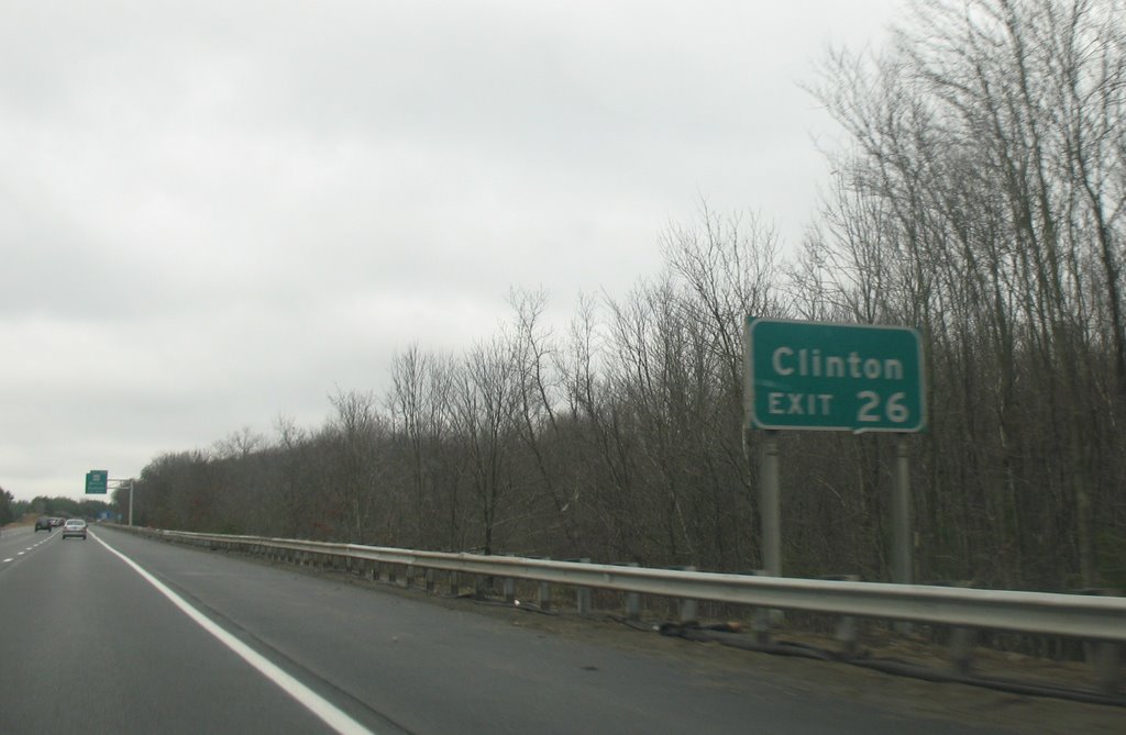 Clinton exit ahead