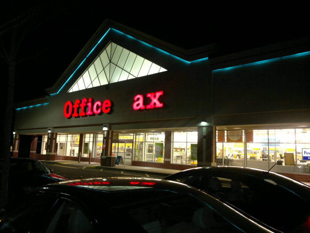 Office ax - Downsizing?  This is the store for you! (possibly the preferred supplier of Mit Romney & Bain Capital!)