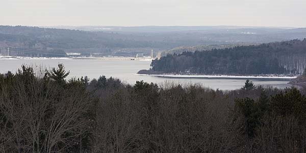 Wachusett Reservoir from Tower Hill