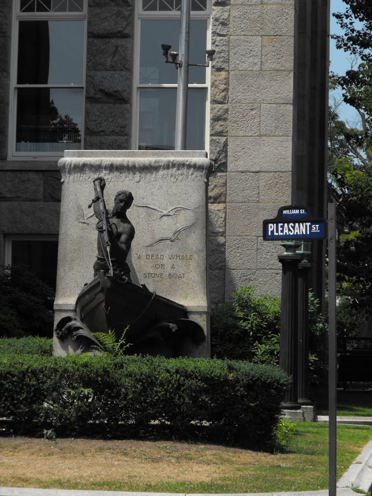 Whaler Statue in New Bedford