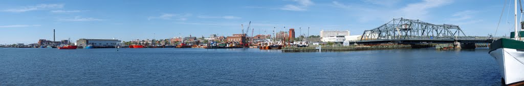 New Bedford Docks from Pope Island Marina
