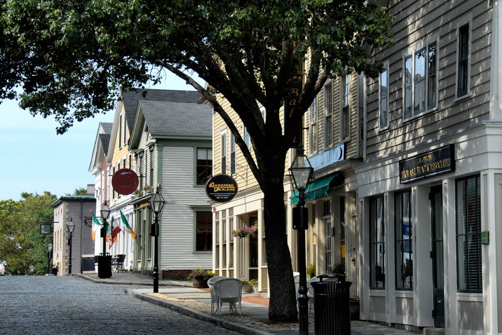S. Water St. Approaching Center St., Historic New Bedford, MA