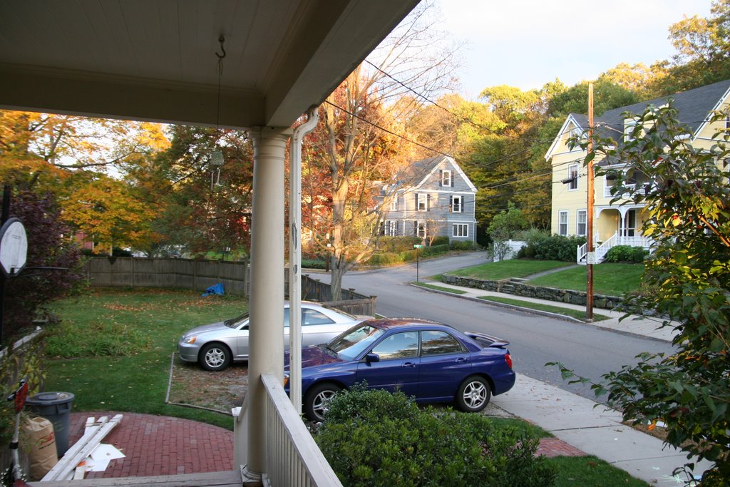 View from the porch, Fall colors