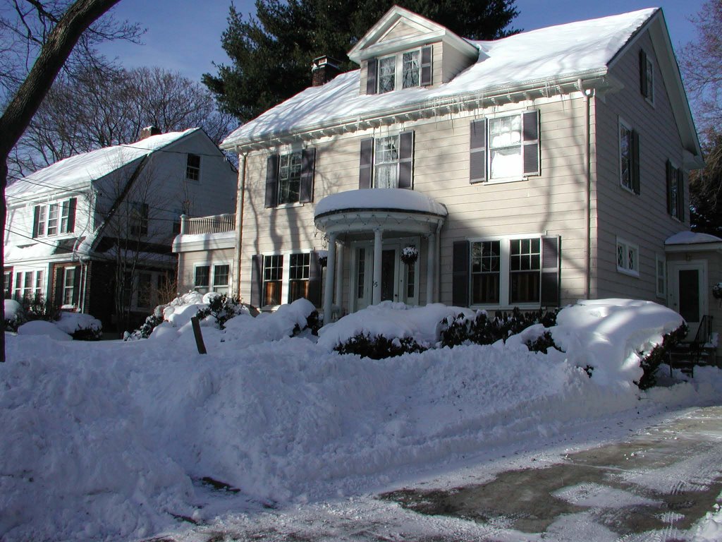 65 Allerton Road in Winter