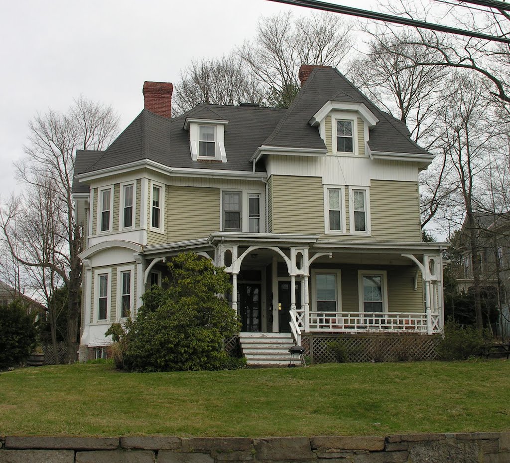 Queen Anne Victorian, Newton Centre, 1870s