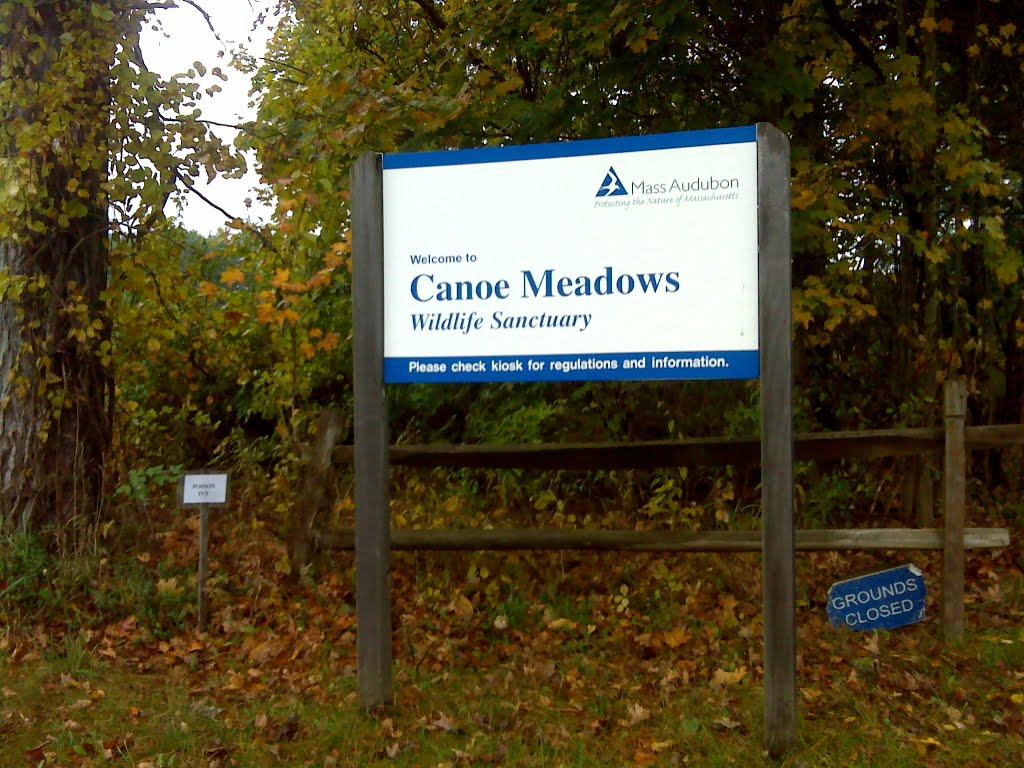 signage – Canoe Meadows Wildlife Sanctuary