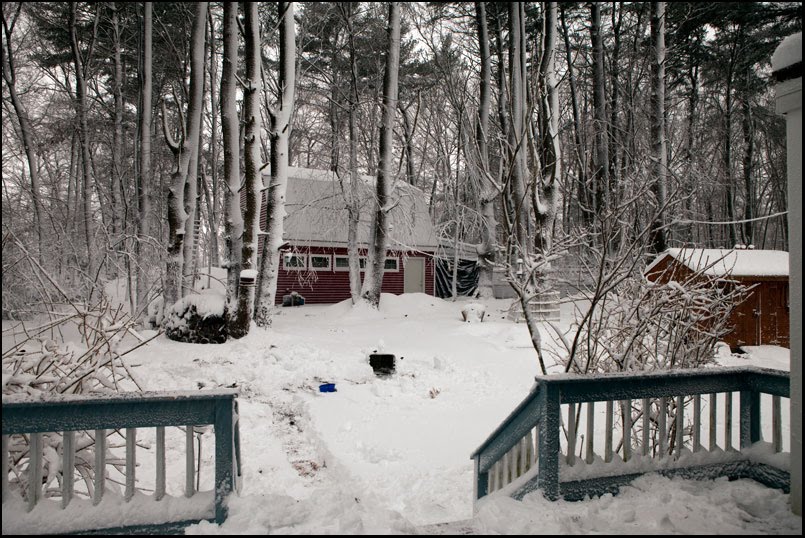 Our Barn in winter