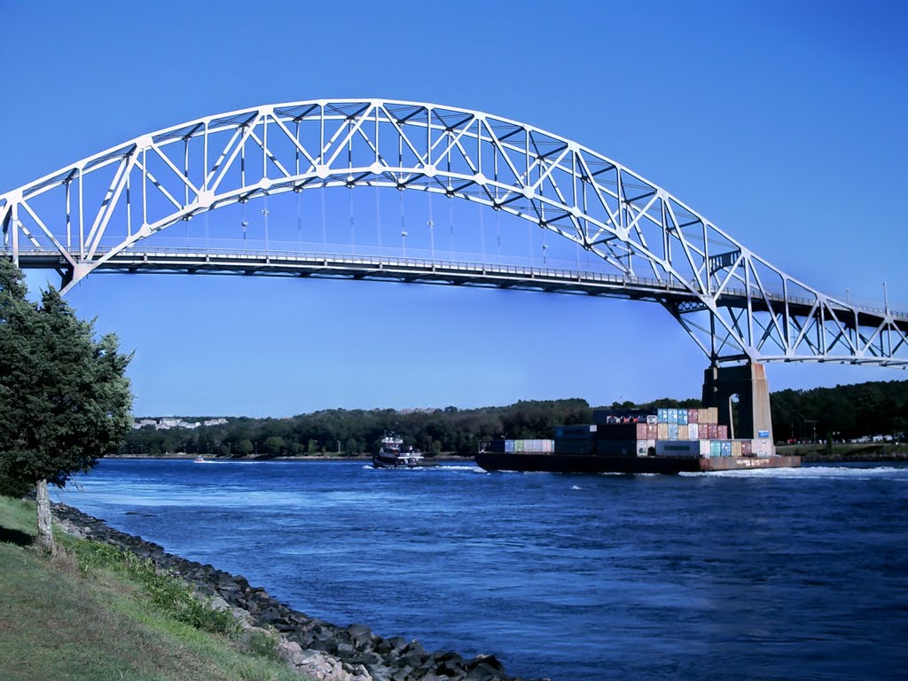 Bourne Bridge Over Cape Cod Canal, MA