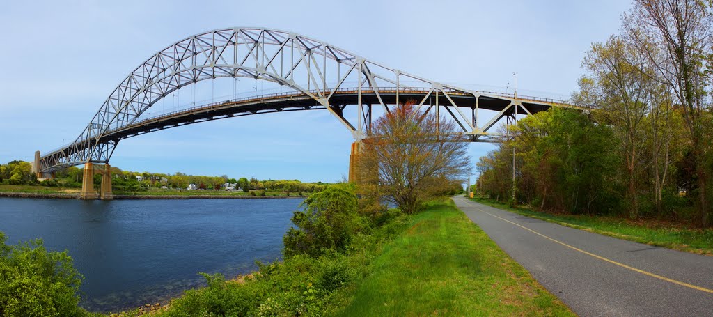 Sagamore Bridge from Capeside Bikepath