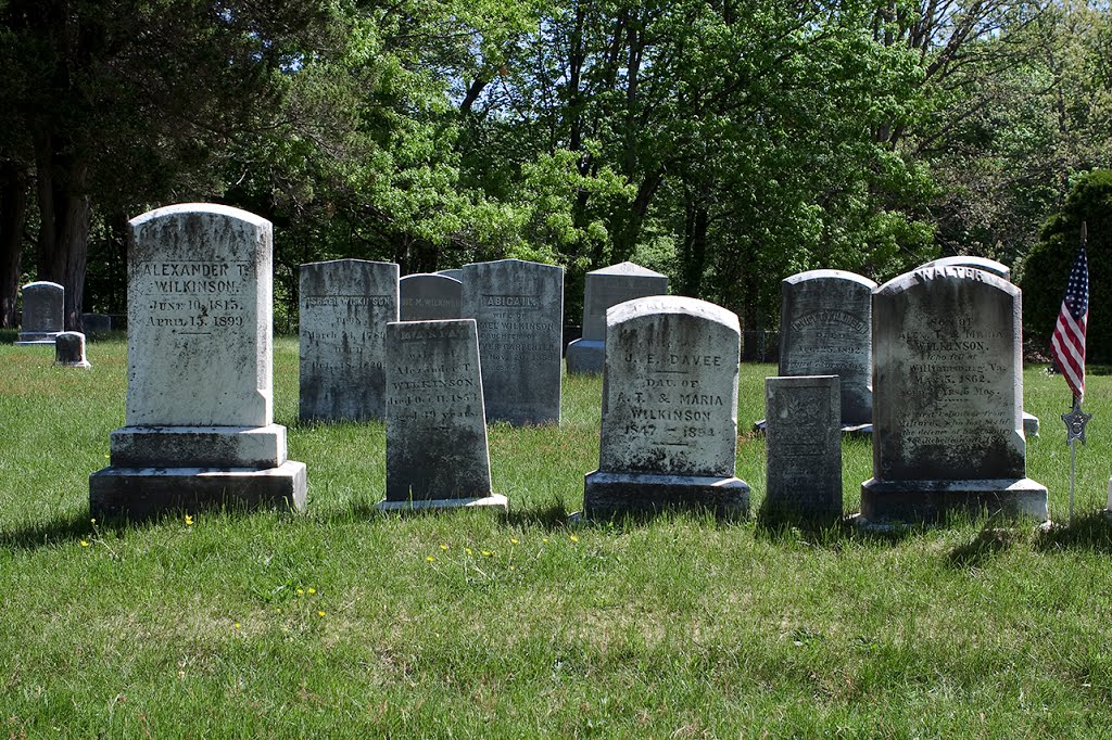 Gravestones in Vernon Grove Cemetery