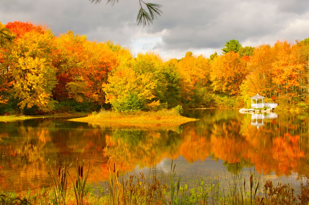 The Gazebo on Ice House Pond in Hopkinton