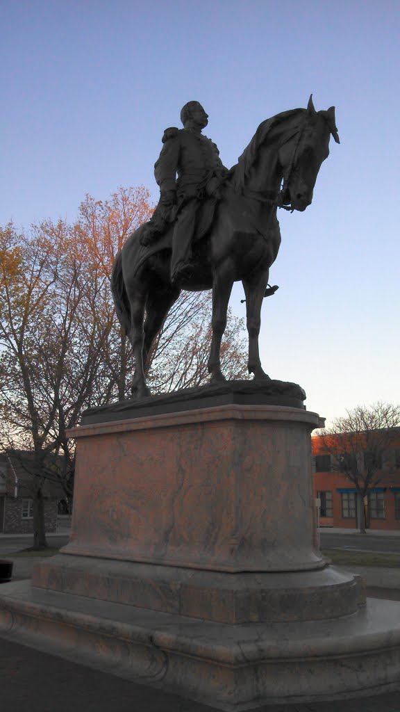 General Draper Memorial At Dusk