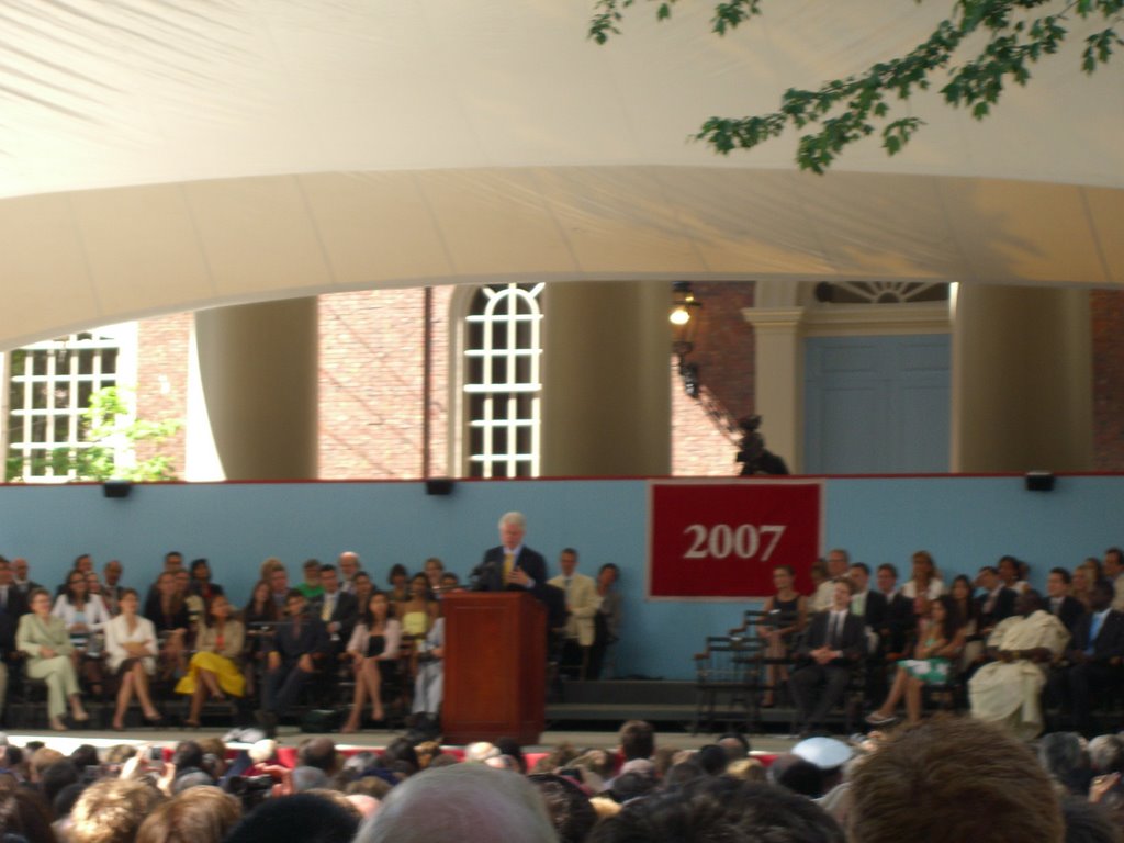 Speech of Bill Clinton in Harvard for graduation ceremony