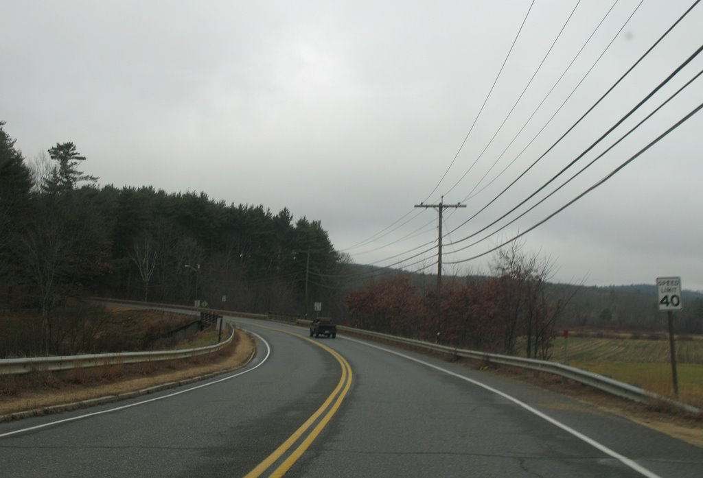 Curve near Pine Grove Cemetery