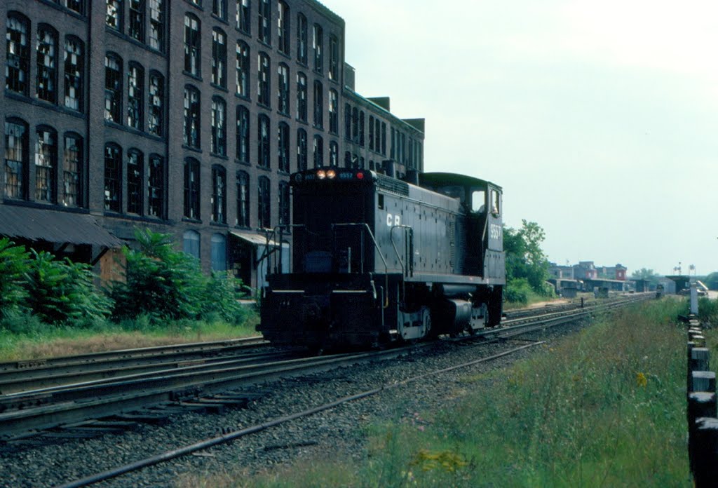 Conrail EMD SW1500 No. 9557 at Springfield, MA