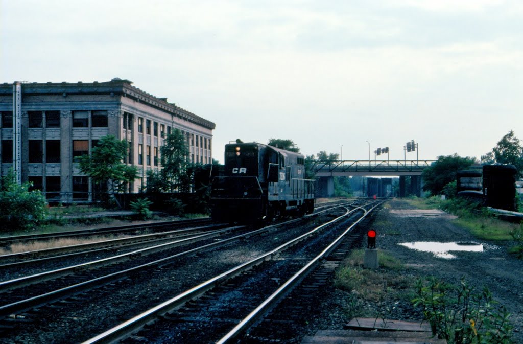 Conrail EMD GP9 No. 7306 at Springfield, MA