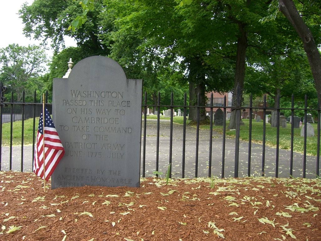 Washington Passed by the Common Street Cemetery