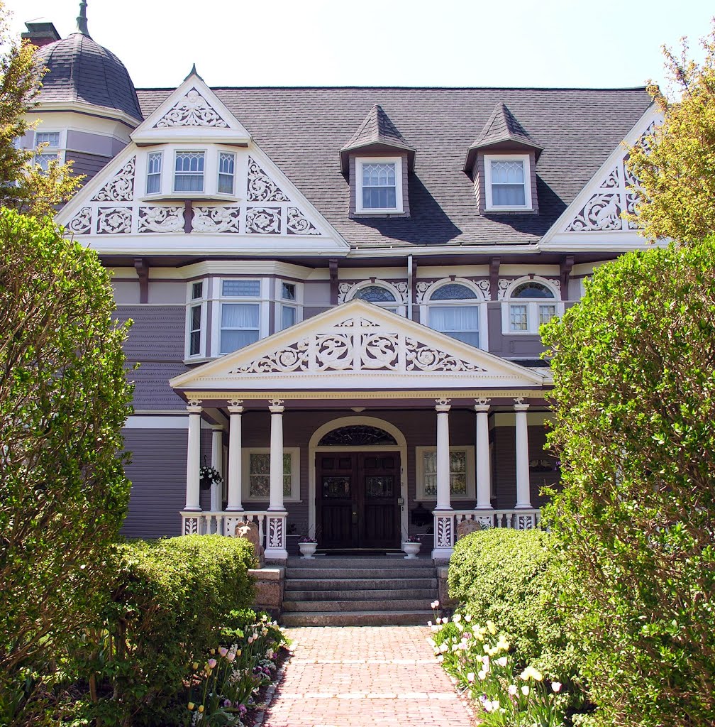 Brighton Victorian, 1895, 0ne of the most ornate Queen Anne houses in Boston