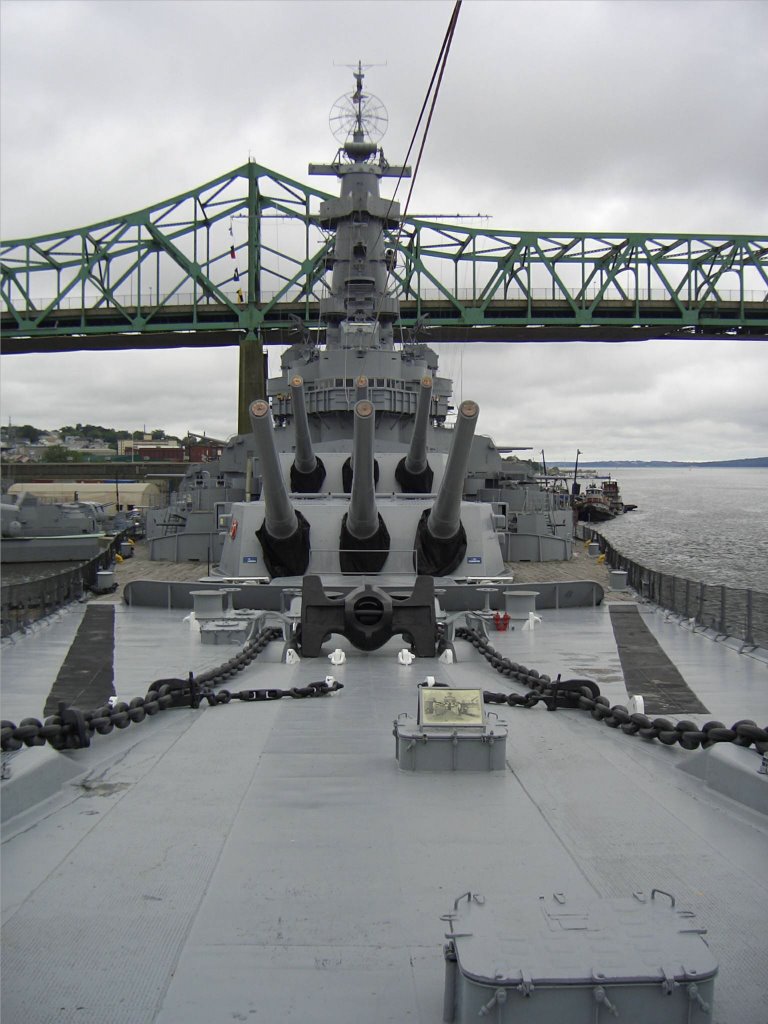 USS Massachusetts in the Battle Ship Cove Fall River