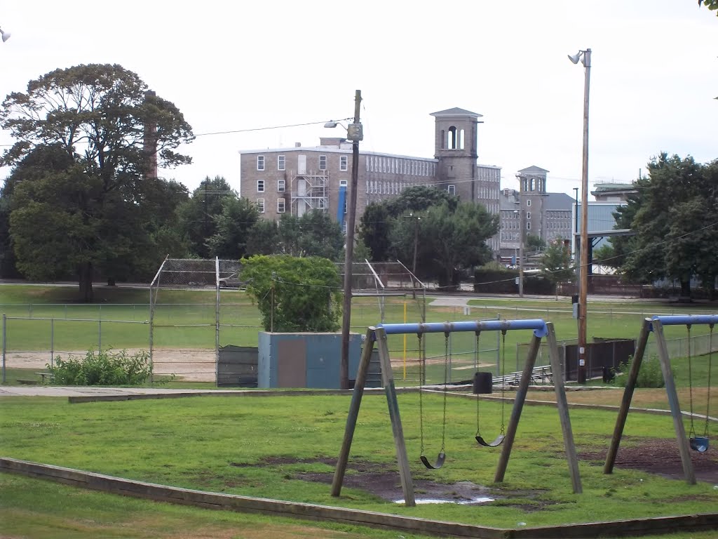 Fall River - Ruggles Park Overlooking  the  Granite Mills