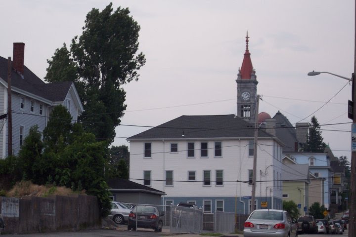 Durfee Tower from Bank and High