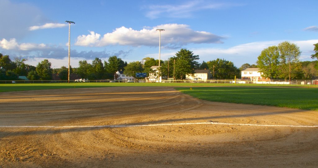 Baseball field at Sunset