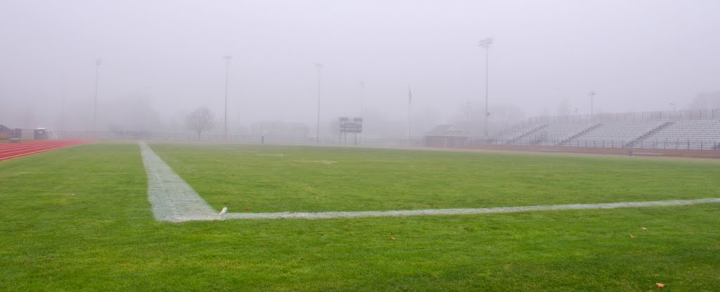 Foggy morning at Bowditch Field on November 27, 2011
