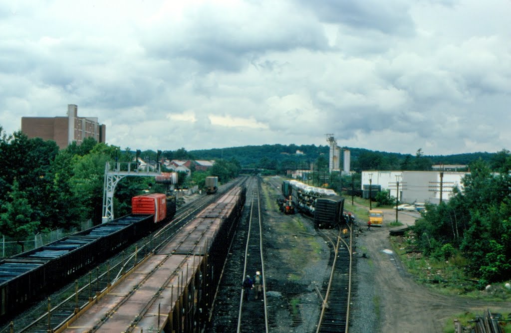 Derailment at Conrails Framingham Yard, Framingham, MA