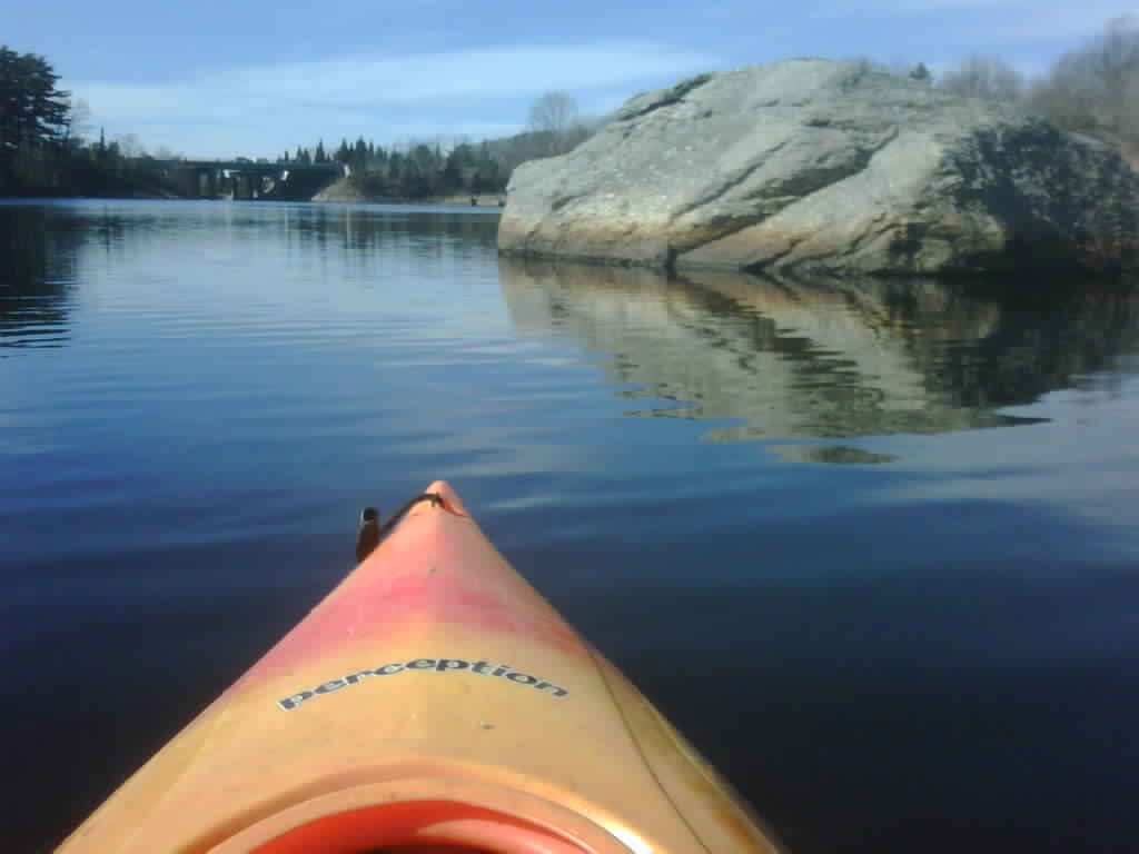 Anakin Rock on the Assonet River