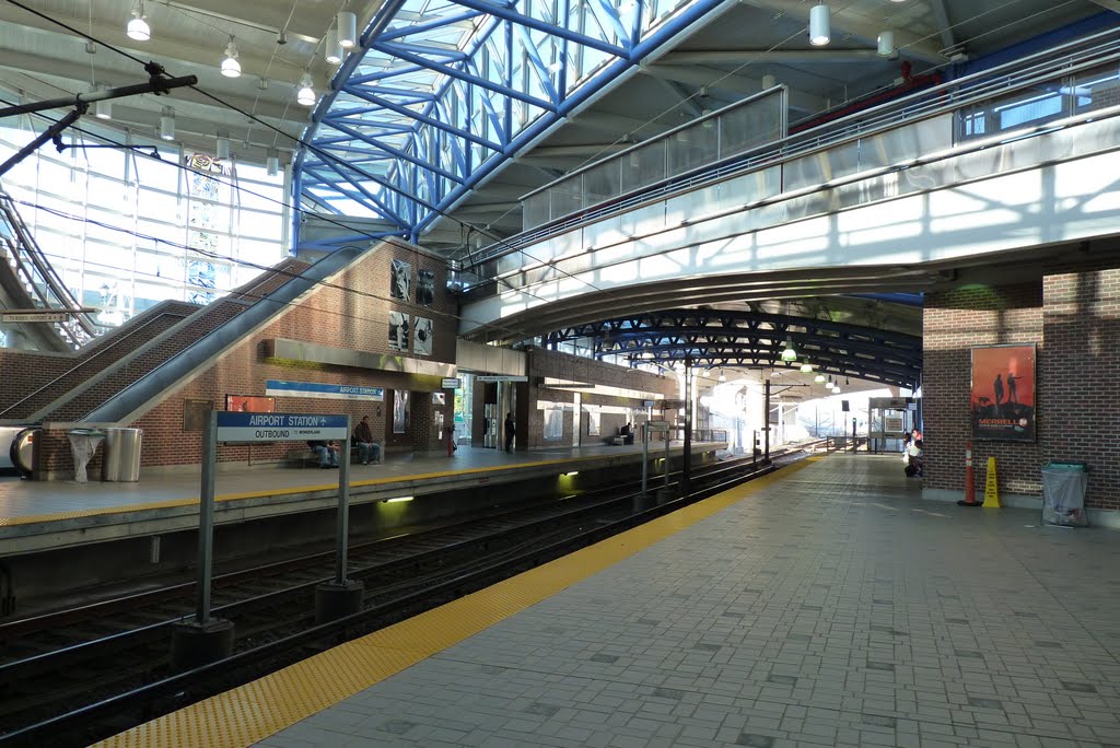 Airport MBTA Station ~ East Boston (pedestrian overpass)