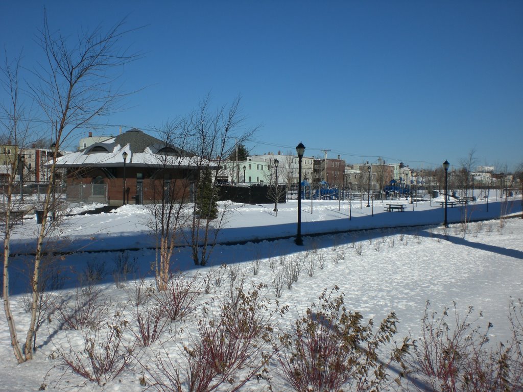 Park`s view from Airport Station (Blue Line)