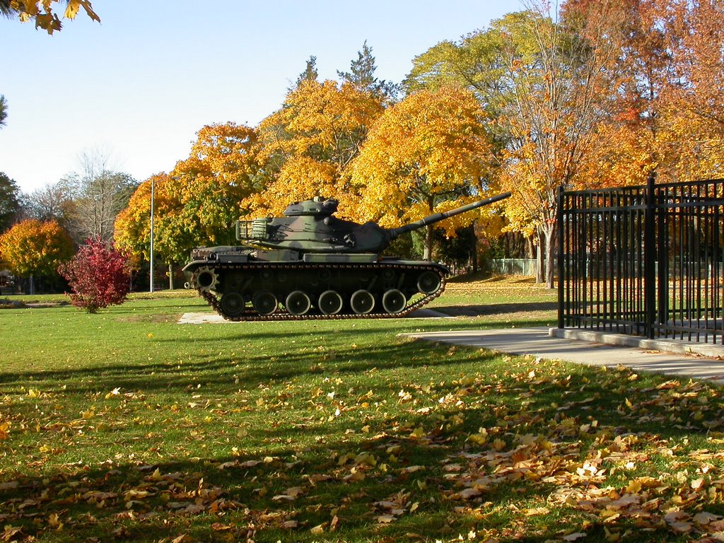 Tank in Szot Park Chicopee MA
