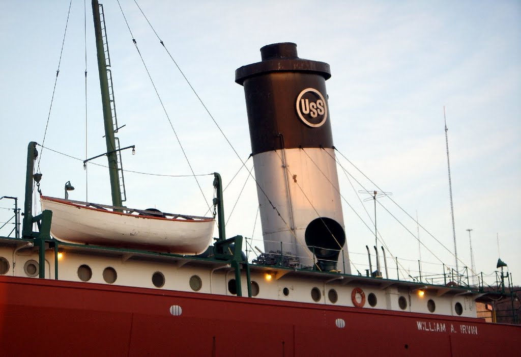 A Ship at Duluth Harbour Museum, MN