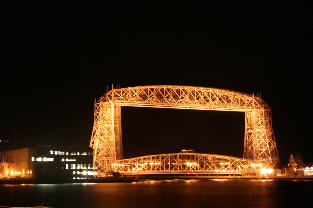 Aerial Lift Brdige Duluth ilumination By Rotary Club 25 JLD