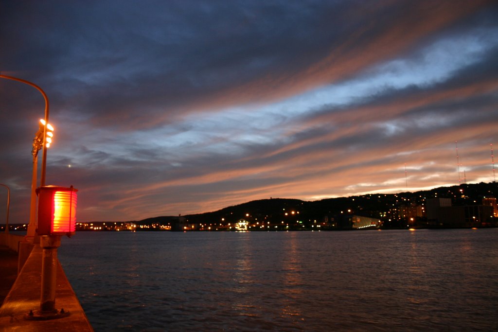 Dusk at the Harbor of Duluth