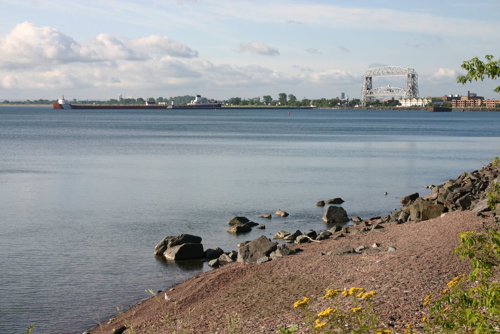 The Roger Blough Departs Duluth