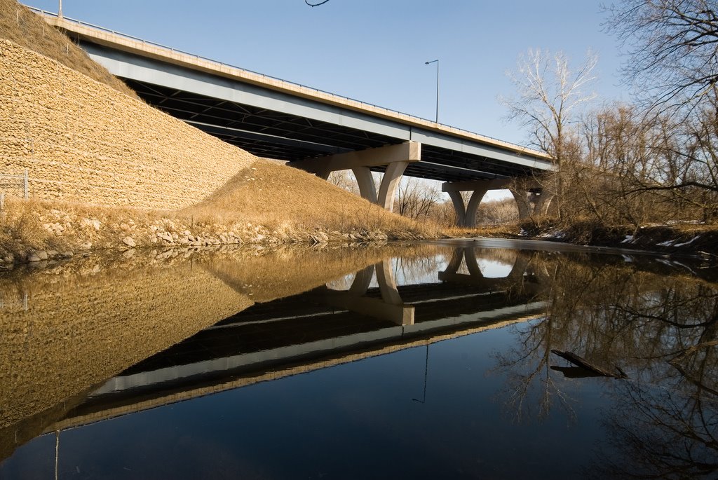 I-35E Bridge from Crosby Farm Regional Park