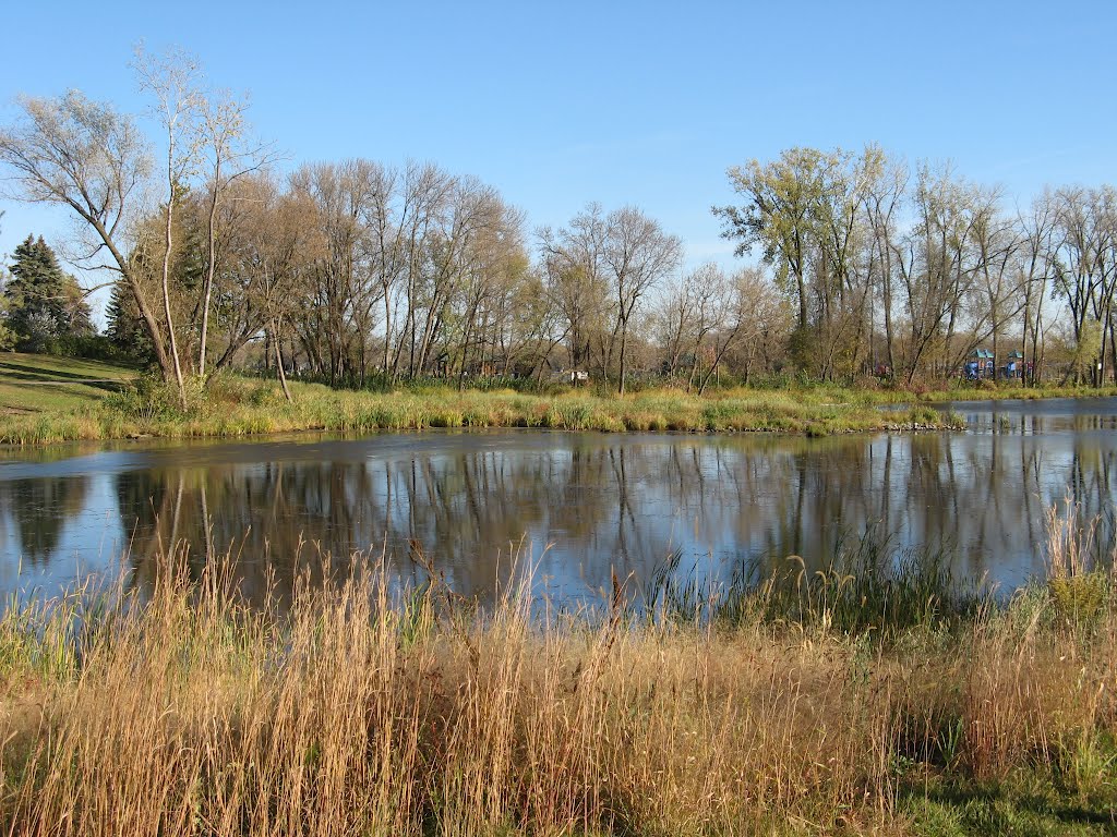 Oct 2010 - Plymouth, Minnesota. Pond in West Medicine Lake Park.