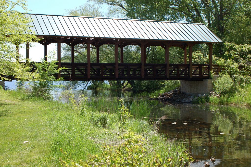 Foot Bridge At Medicine Lake