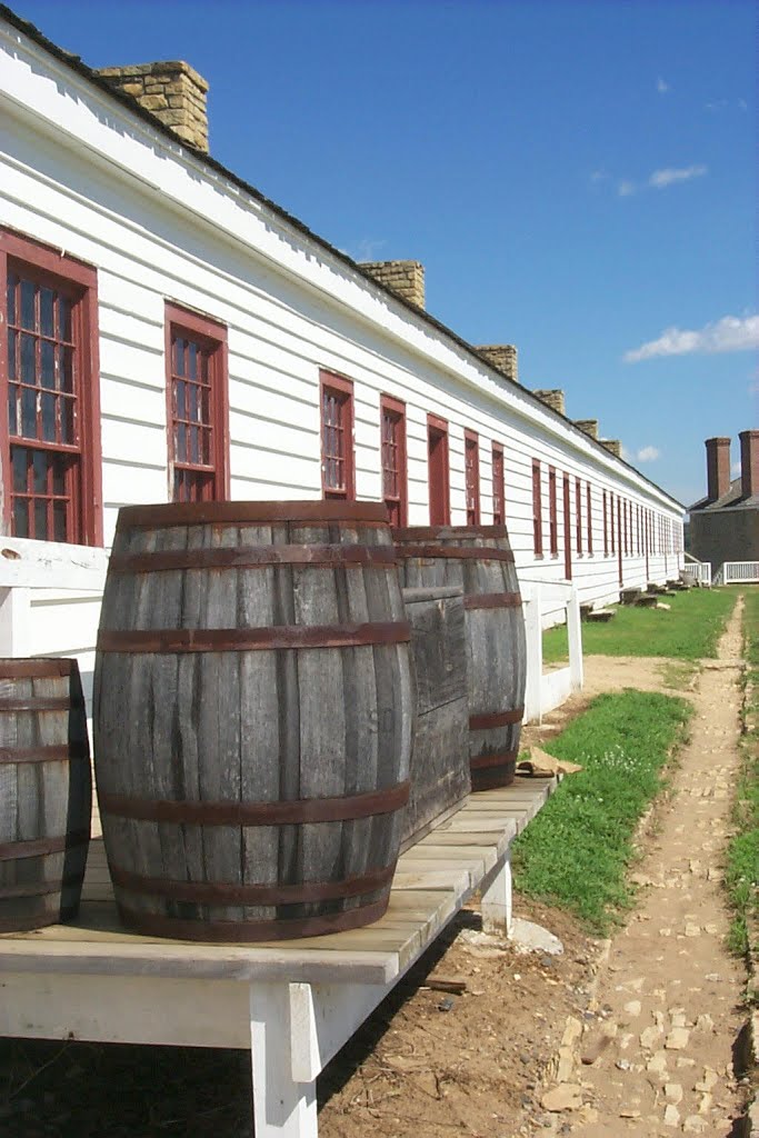 Wood Barracks Fort Snelling