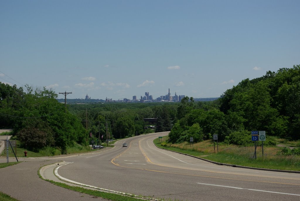 St Paul skyline from Mendota
