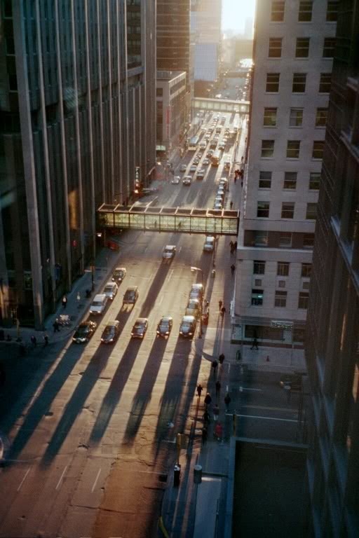 early winter morning on 7th St. S, Minneapolis