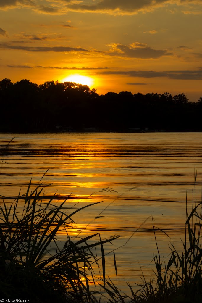 Sunset over Long Lake